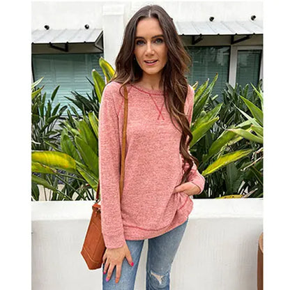 WIHOLL Women's Long Sleeve Tunic Sweaters for Leggings - Relaxed Fit 2025