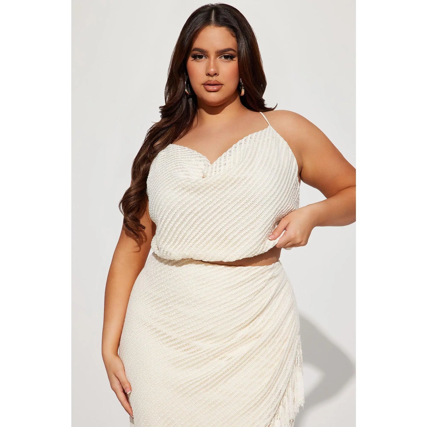 Next Vacation Skirt Set - Cream