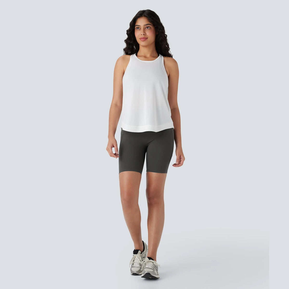 Halara Ultrasculpt™ High Waisted Butt Lifting Tummy Control Pocket Shaping Training Biker Shorts 7''