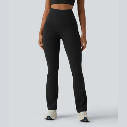 Halara Ultrasculpt™ High-Waisted Bootcut Yoga Leggings with Butt-Lifting and Tummy Control, Featuring Convenient Pockets