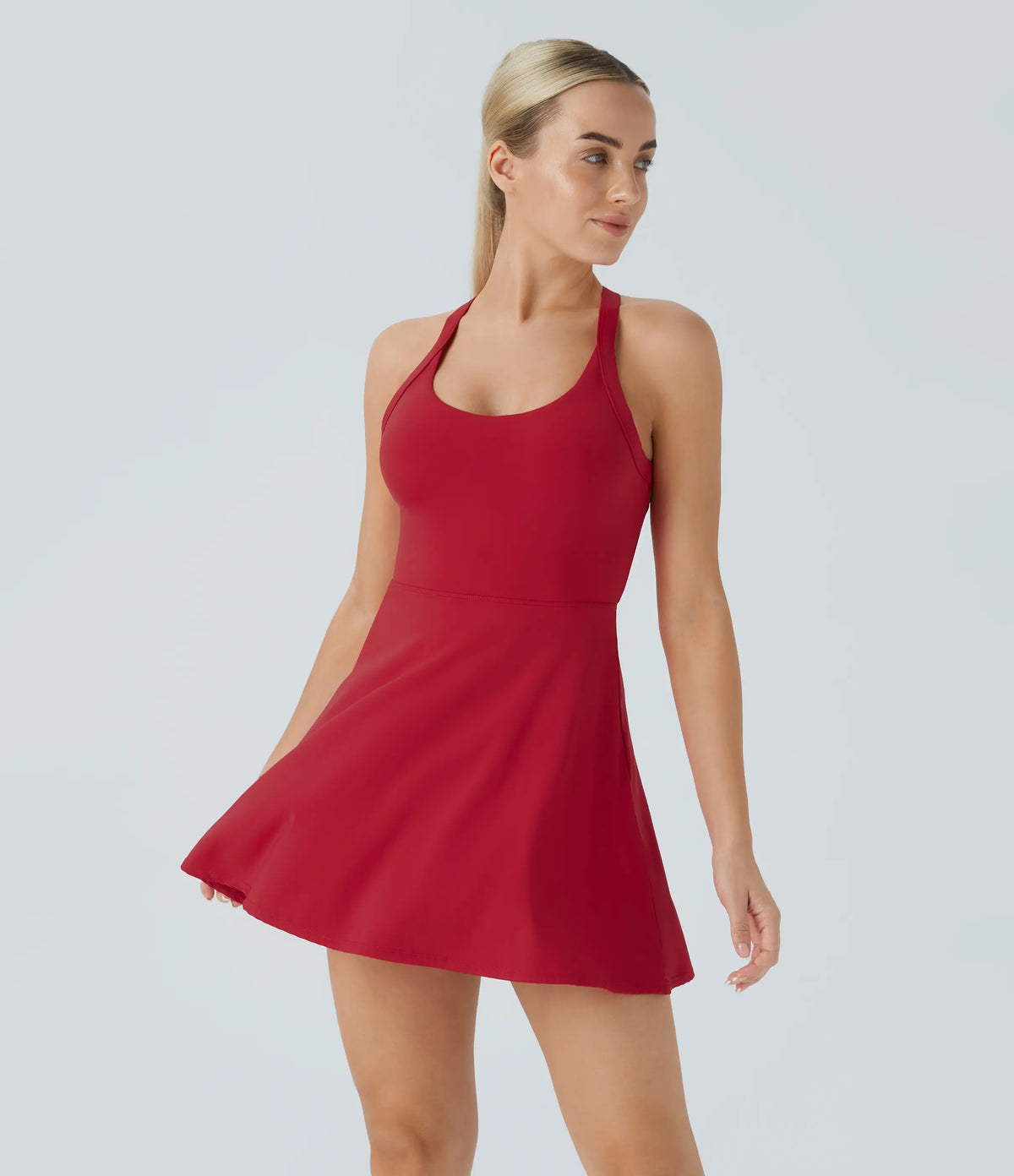 Halara Backless Criss-Cross Activewear Dress