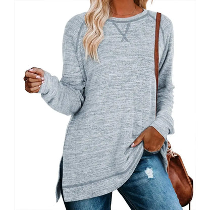 WIHOLL Women's Long Sleeve Tunic Sweaters for Leggings - Relaxed Fit 2025