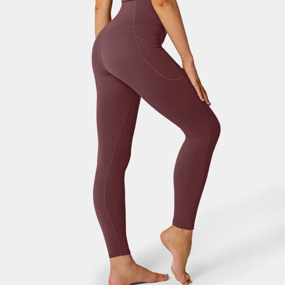 Halara Softlyzero Crossover Pocket Leggings with UPF 50+ Protection