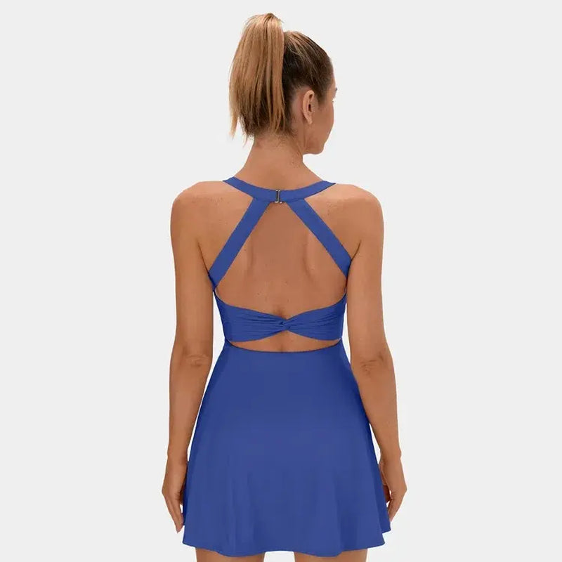 Halara Backless Criss-Cross Activewear Dress