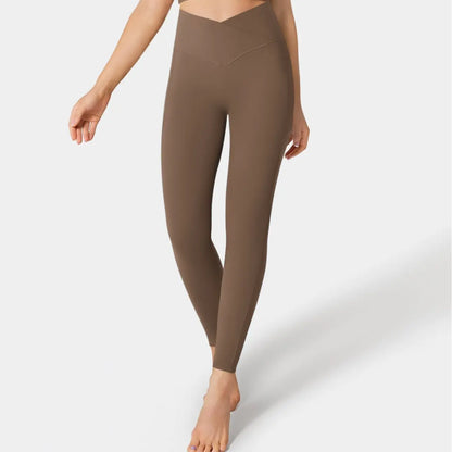 Halara Softlyzero Crossover Pocket Leggings with UPF 50+ Protection