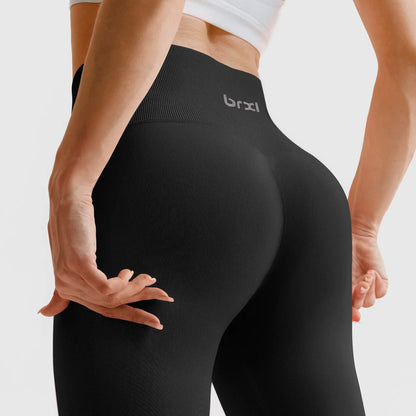 BRXL Butt Lifting Lycra No Front Seam Workout Leggings for Women Tummy Control High Waist Seamless Gym Running Leggings, Leggings Women