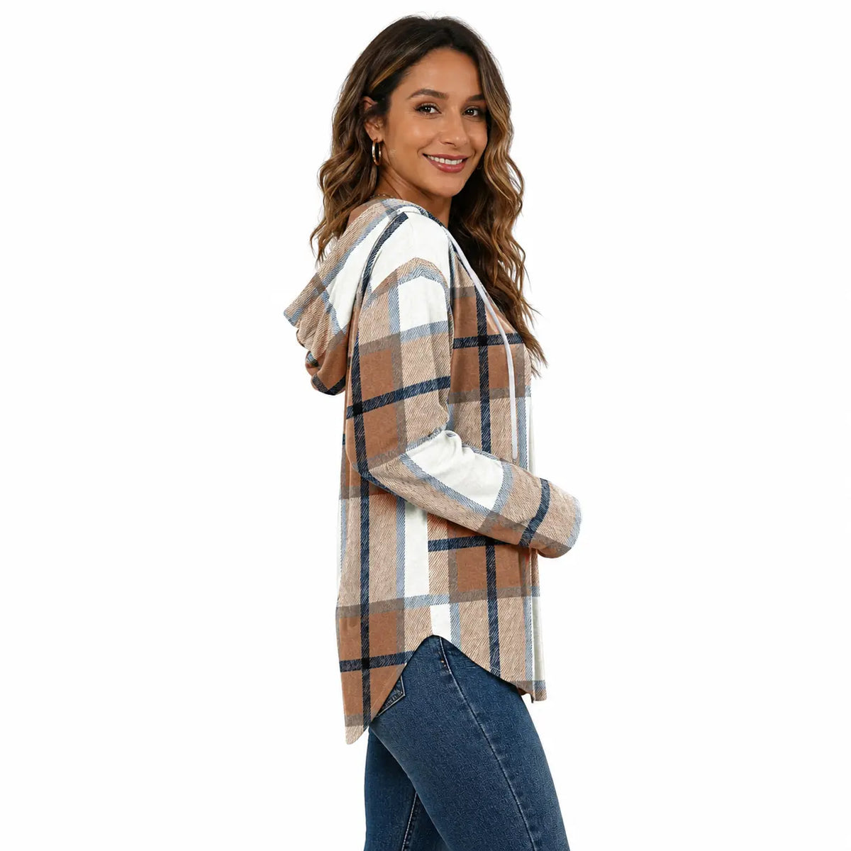 WIHOLL Women's Fashion Oversized Pullover Hoodies - Long Sleeve Casual Sweatshirts for Comfortable Fit