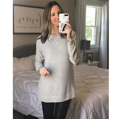 WIHOLL Women's Long Sleeve Tunic Sweaters for Leggings - Relaxed Fit 2025