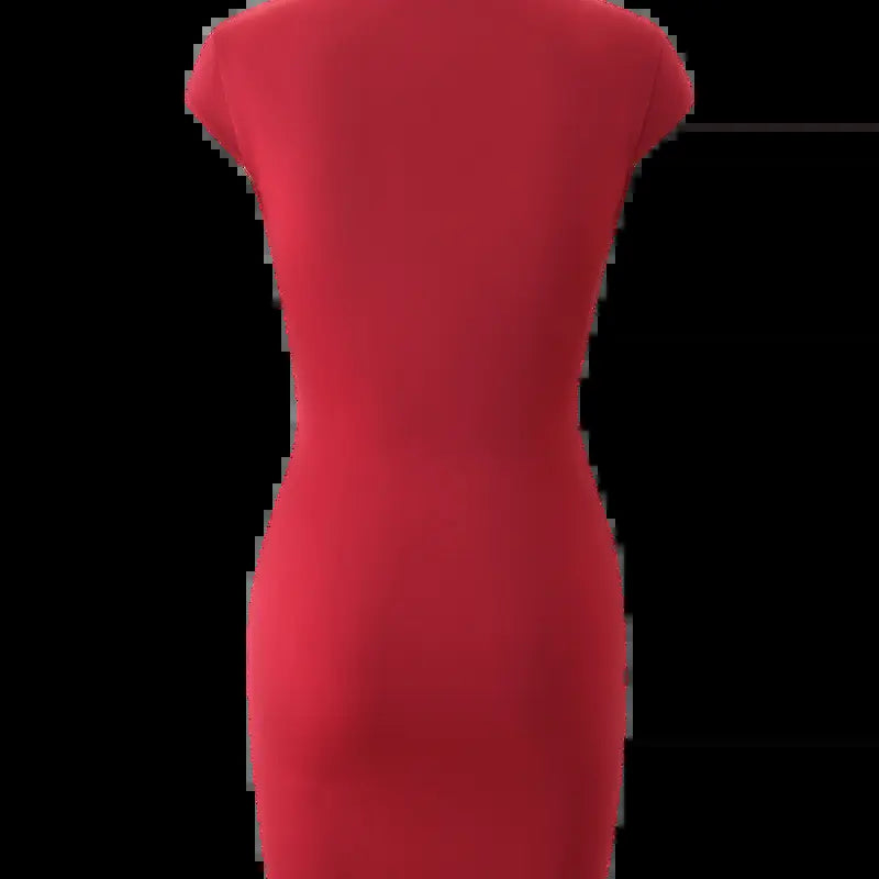 Tiger Mist Women'S Casual Mills Mini Dress - Red, Cap Sleeve, Button Front, Cutout Design