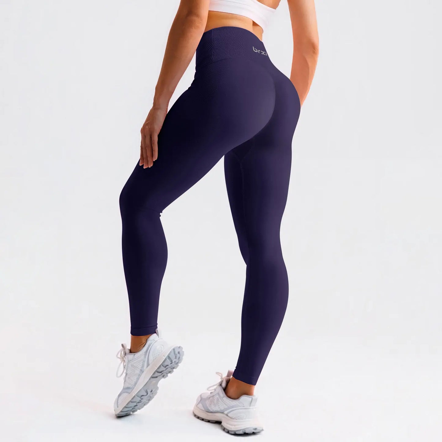 BRXL Butt Lifting Lycra No Front Seam Workout Leggings for Women Tummy Control High Waist Seamless Gym Running Leggings, Leggings Women