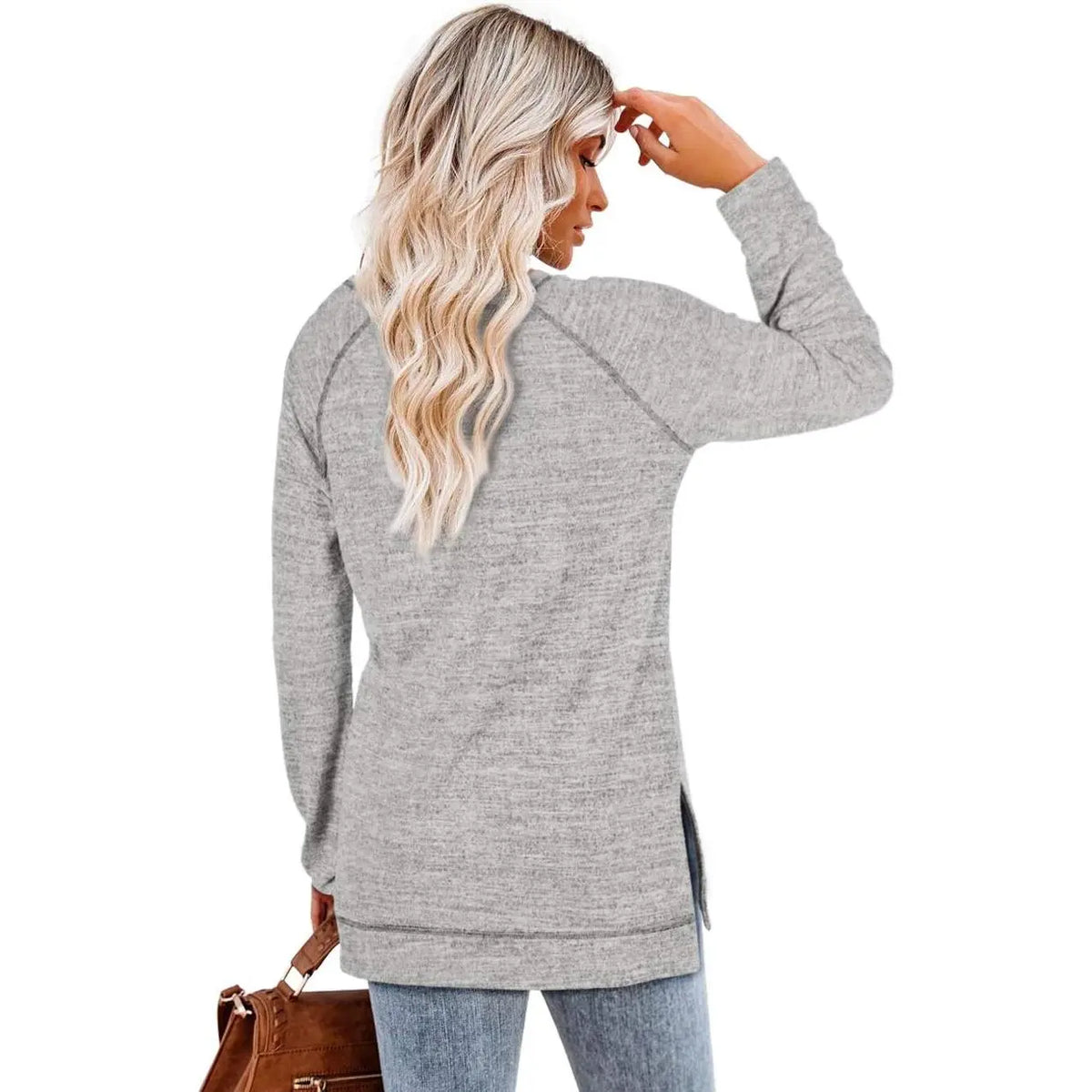 WIHOLL Women's Long Sleeve Tunic Sweaters for Leggings - Relaxed Fit 2025