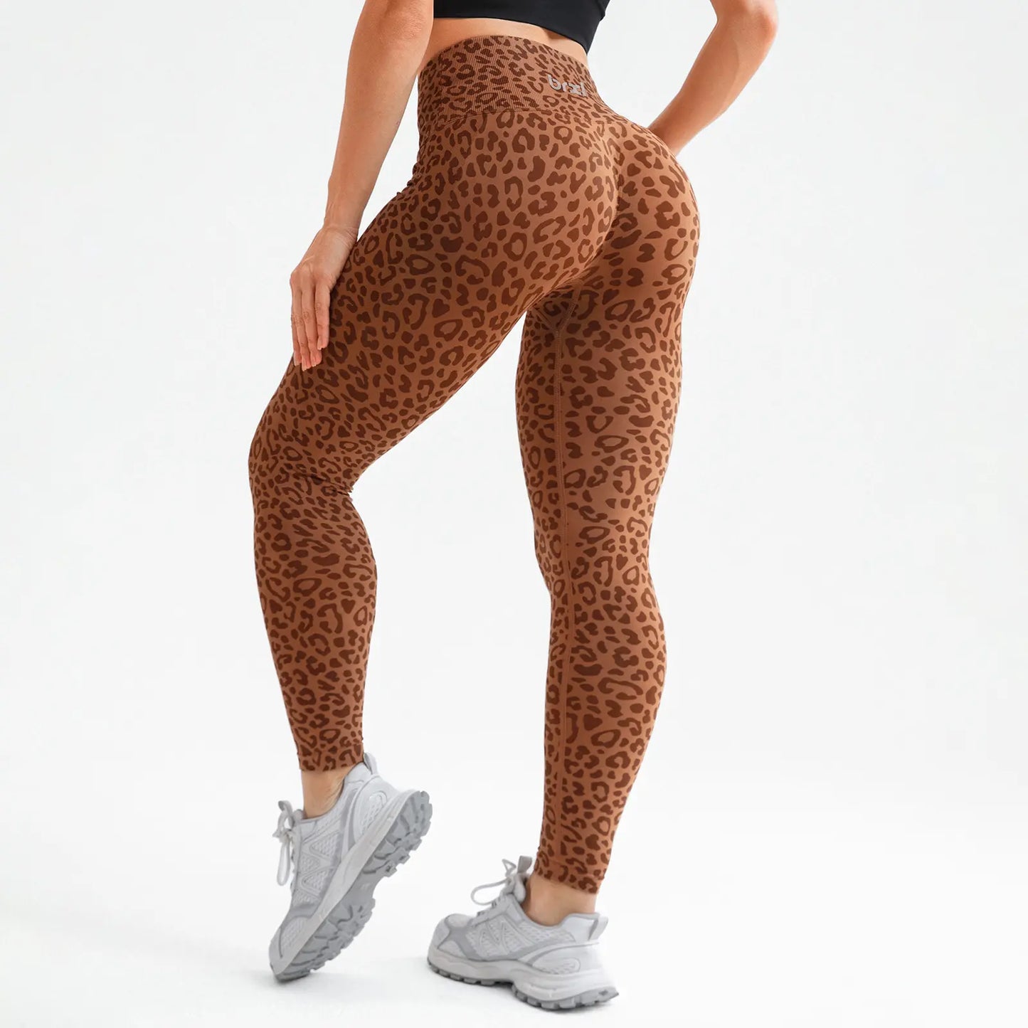 BRXL Butt Lifting Lycra No Front Seam Workout Leggings for Women Tummy Control High Waist Seamless Gym Running Leggings, Leggings Women