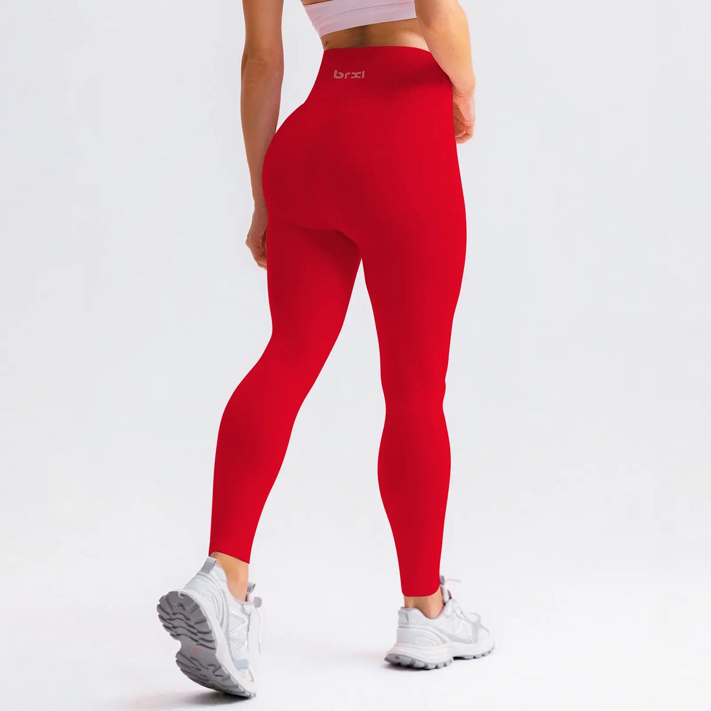 BRXL Butt Lifting Lycra No Front Seam Workout Leggings for Women Tummy Control High Waist Seamless Gym Running Leggings, Leggings Women