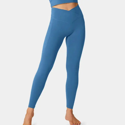 Halara Softlyzero Crossover Pocket Leggings with UPF 50+ Protection