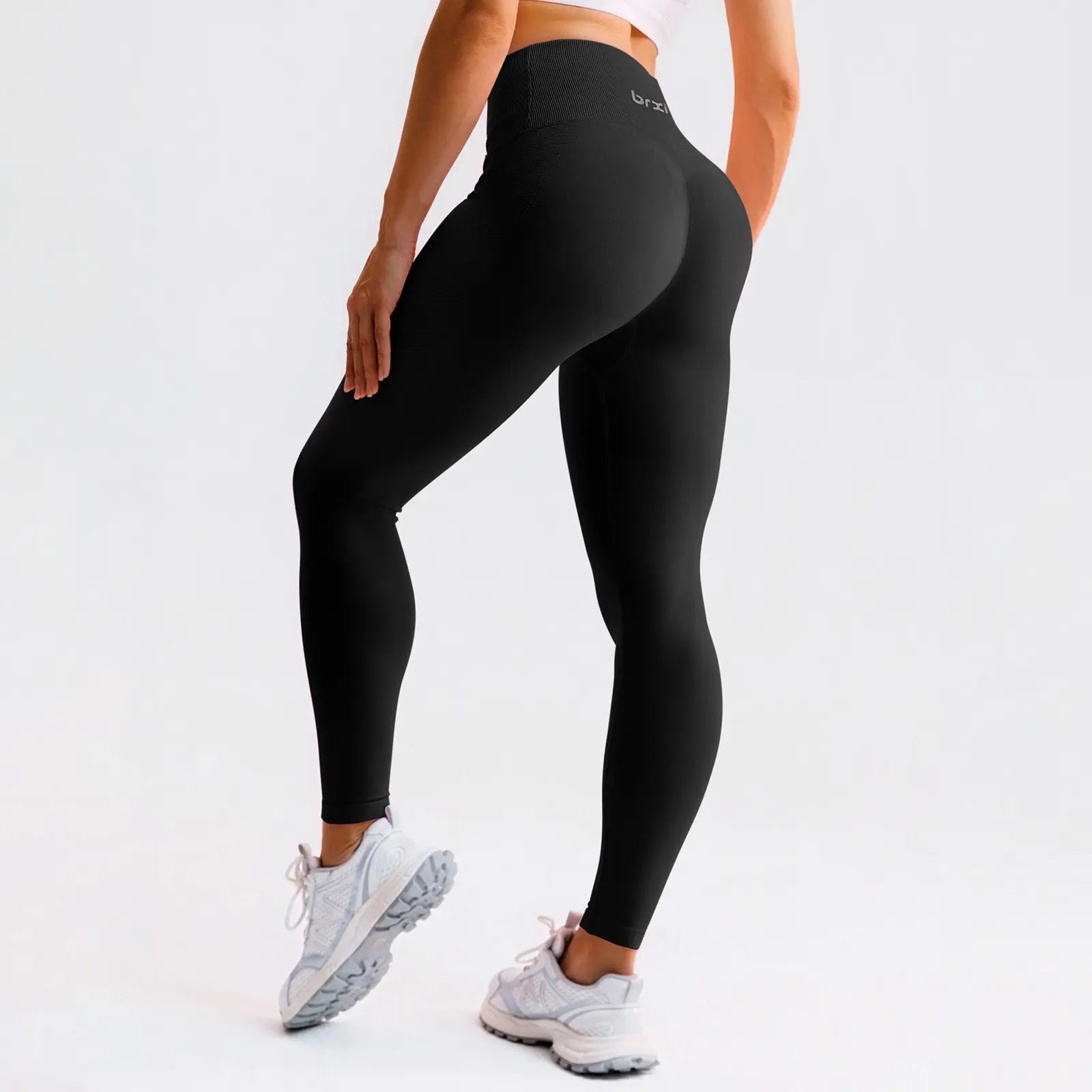 BRXL Butt Lifting Lycra No Front Seam Workout Leggings for Women Tummy Control High Waist Seamless Gym Running Leggings, Leggings Women