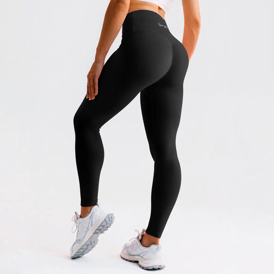 BRXL Butt Lifting Lycra No Front Seam Workout Leggings for Women Tummy Control High Waist Seamless Gym Running Leggings, Leggings Women