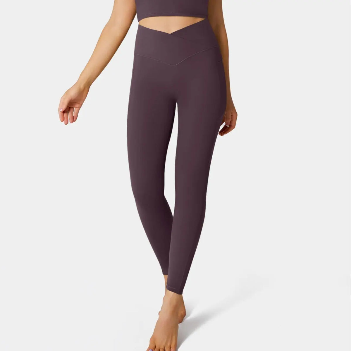 Halara Softlyzero Crossover Pocket Leggings with UPF 50+ Protection