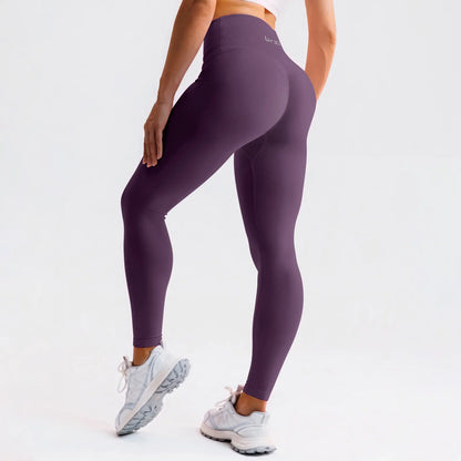 BRXL Butt Lifting Lycra No Front Seam Workout Leggings for Women Tummy Control High Waist Seamless Gym Running Leggings, Leggings Women