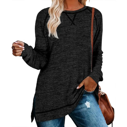 WIHOLL Women's Long Sleeve Tunic Sweaters for Leggings - Relaxed Fit 2025