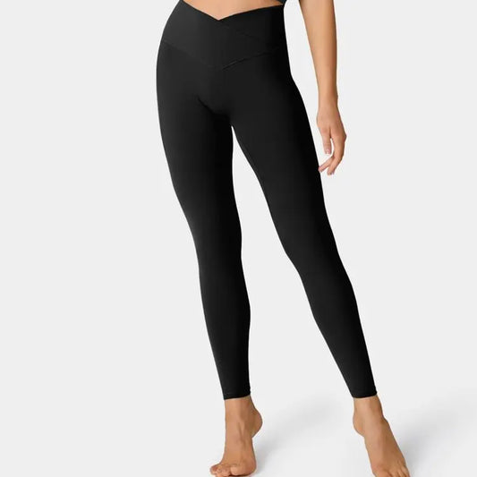 Halara Softlyzero Crossover Pocket Leggings with UPF 50+ Protection