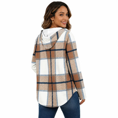 WIHOLL Women's Fashion Oversized Pullover Hoodies - Long Sleeve Casual Sweatshirts for Comfortable Fit