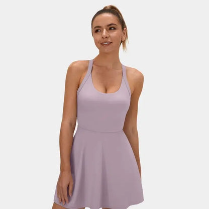 Halara Backless Criss-Cross Activewear Dress