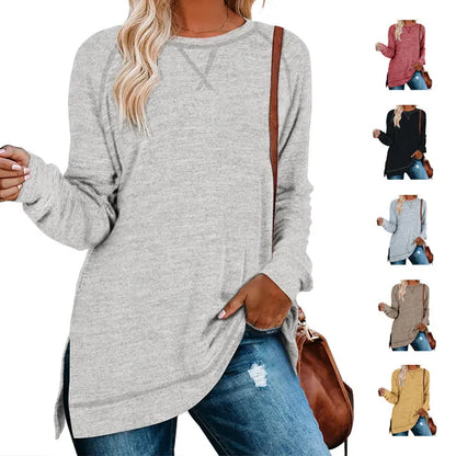 WIHOLL Women's Long Sleeve Tunic Sweaters for Leggings - Relaxed Fit 2025