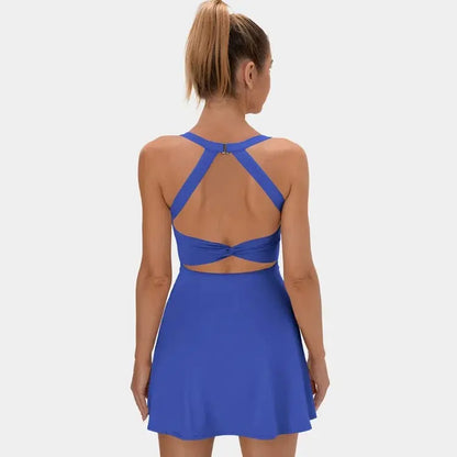 Halara Backless Criss-Cross Activewear Dress