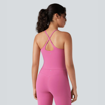 Halara Ultrasculpt U-Neck Yoga Tank Top