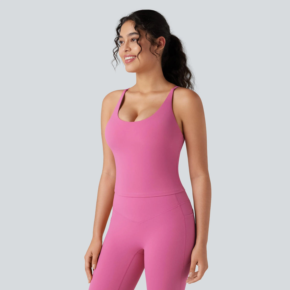 Halara Ultrasculpt U-Neck Yoga Tank Top